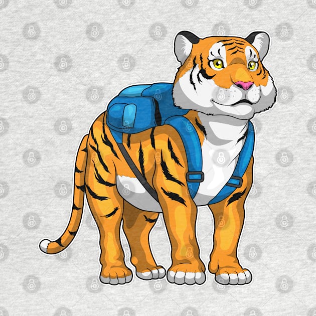 Tiger Pupil Backpack School by Markus Schnabel